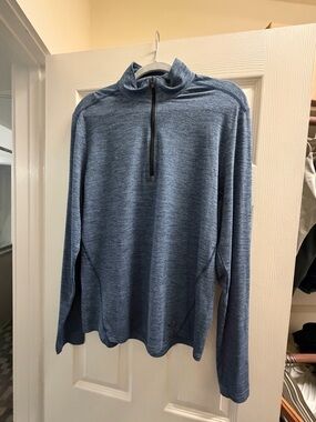 OGIO Men's Blue Quarter-Zip Pullover